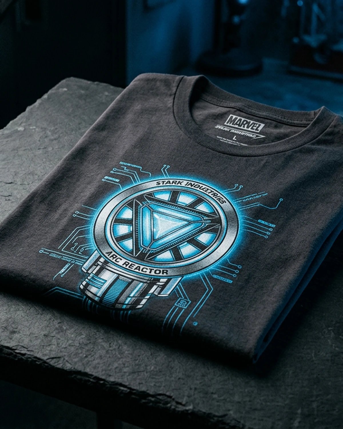 Marvel arc reactor tee
